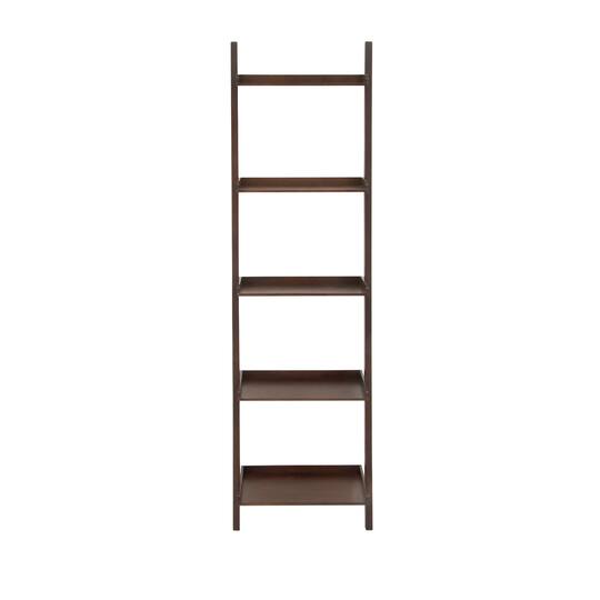 Brown Wood Traditional Shelving Unit, 69 " x 21 " x 14 "